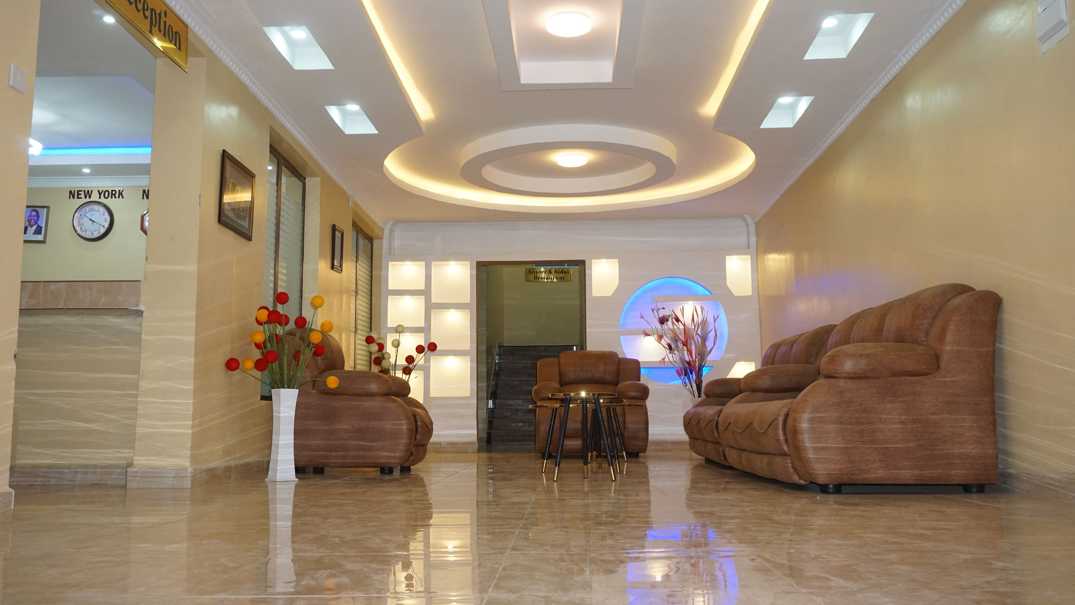 Elegant dining area at Grand Memories Resort in Kenya